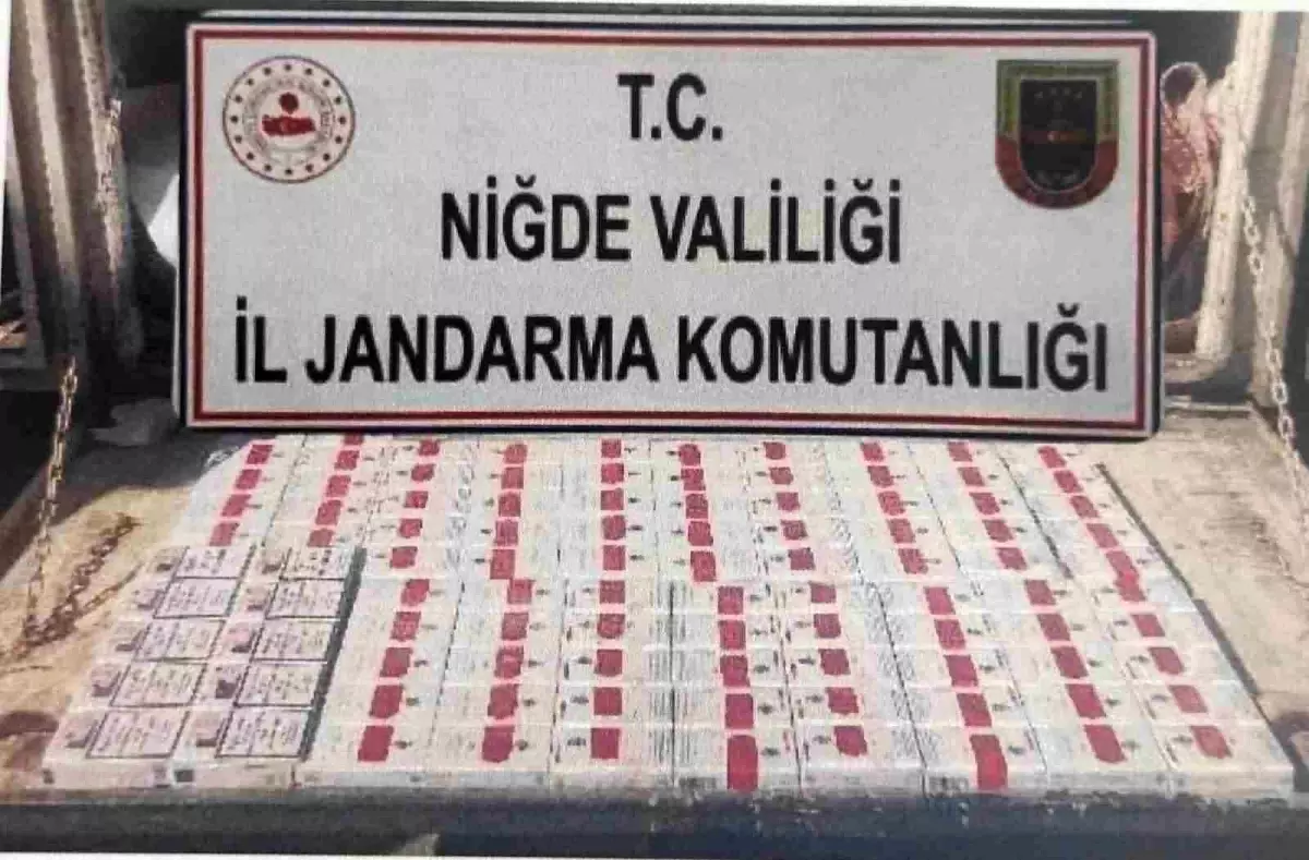 nigdede 370 paket kacak sigara ele gecirildi Bfg7BN2A